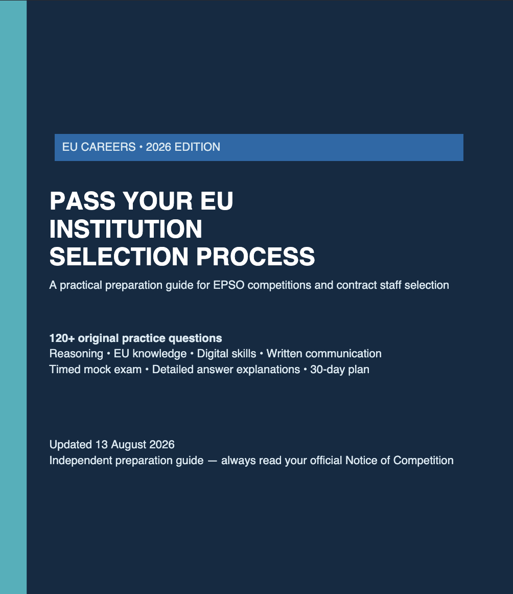 EU Selection Process & EU Test Questions – Complete PDF (2026 Edition)