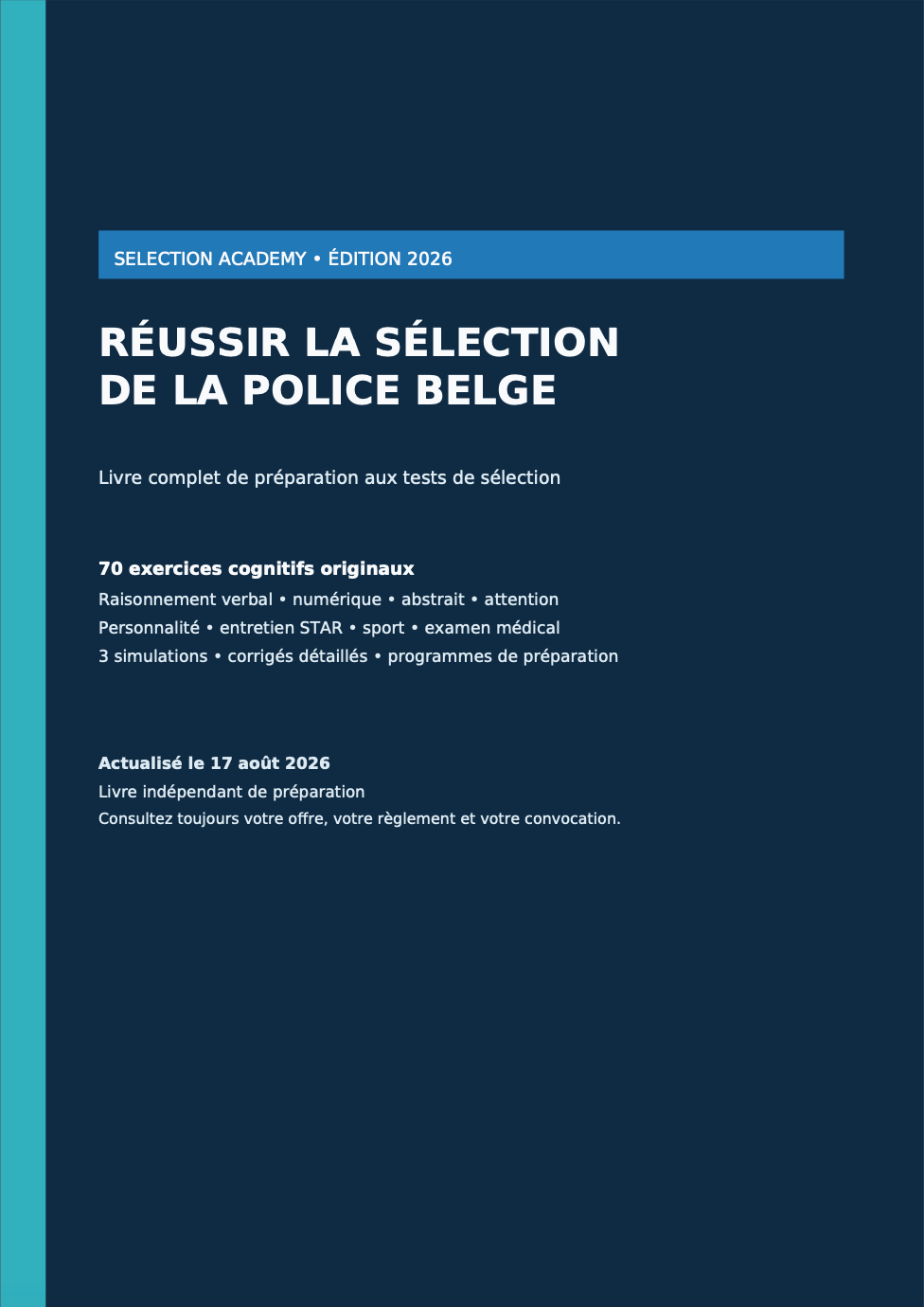 Devenir Policier en Belgique – Édition 2026